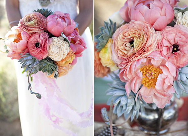 pink peony bouquet