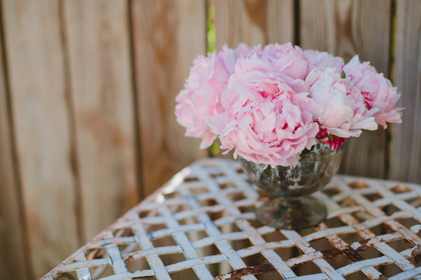 pink peonies
