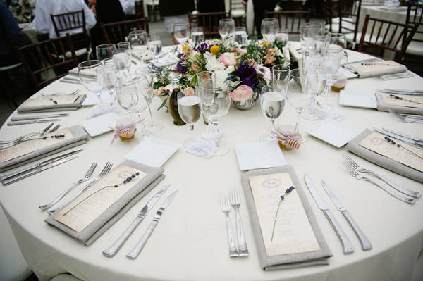 centerpiece, florals, white, pink, lavender