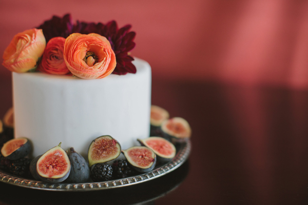 Wedding Cake, Flowers, Figs