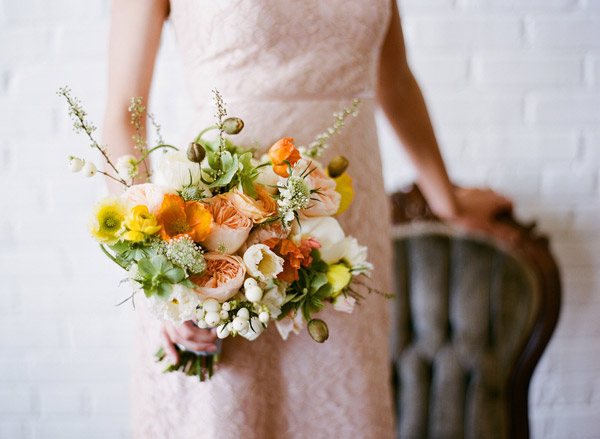janie medley flora design, garden rose bouquet