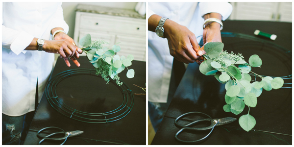 DIY Fresh Flower Chandeliers