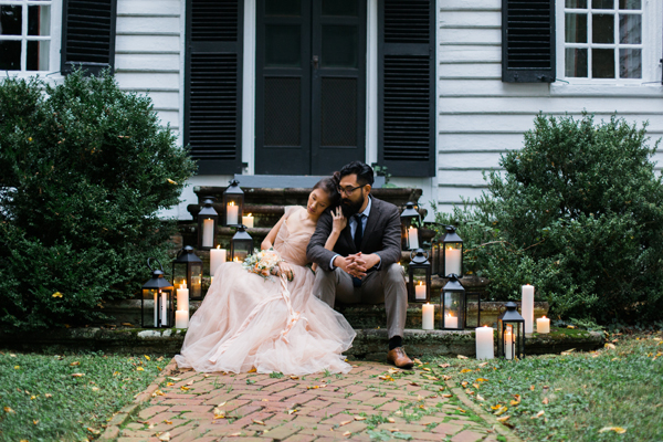 Pastel Wedding Gown