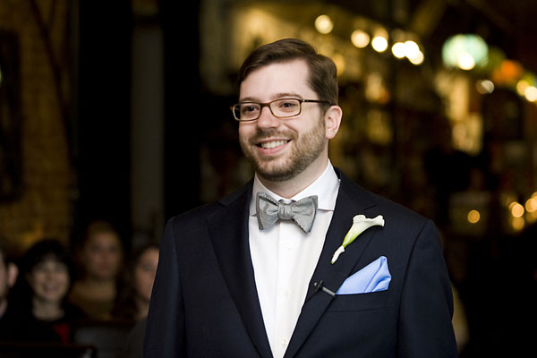 grey bow tie
