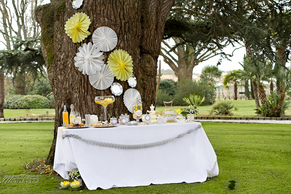 yellow pinwheels