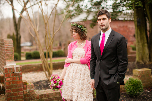 hot pink tie