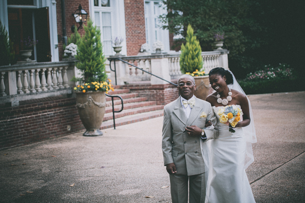 bride and father of the bride