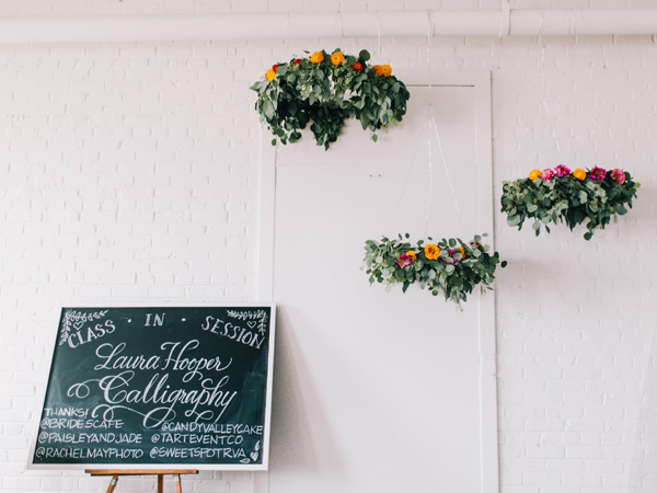 Fresh Flower Chandeliers, Janie Medley Flora Design