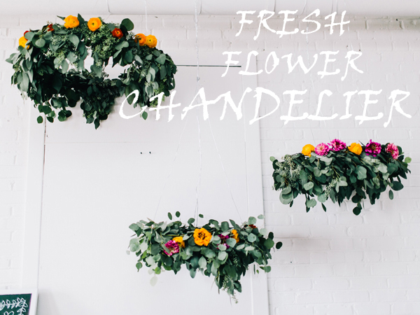 Fresh Flower Chandeliers, Seeded Eucalyptus