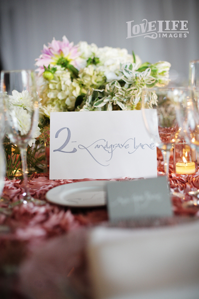 white hydrangea centerpiece