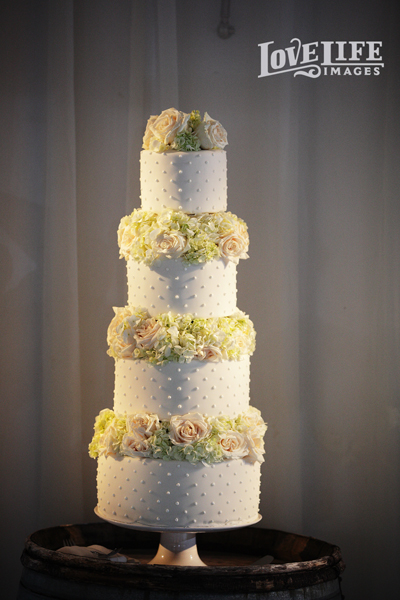 four tier wedding cake