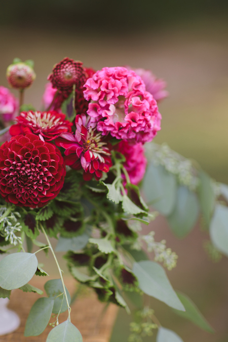 coleus, seeded eucalyptus