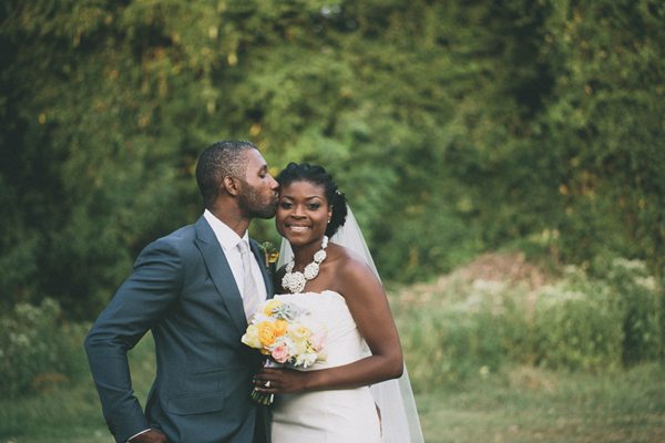 bride and groom portrait