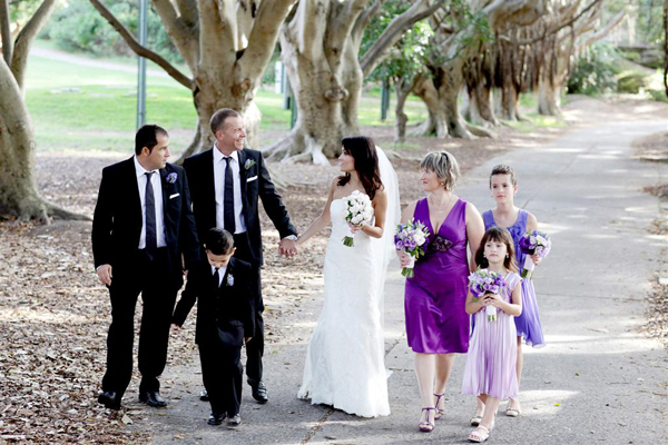 Purple Bridesmaid dresses