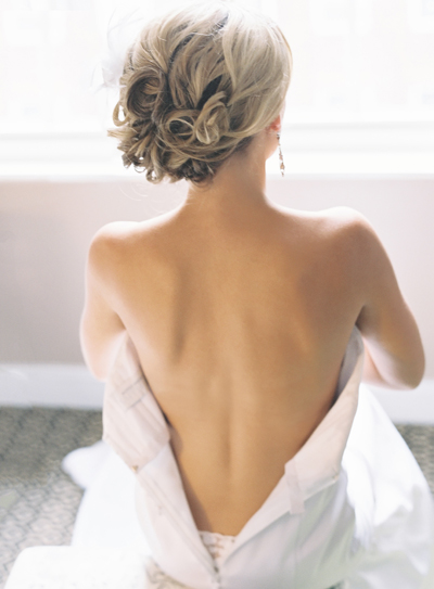 wedding hair style, updo