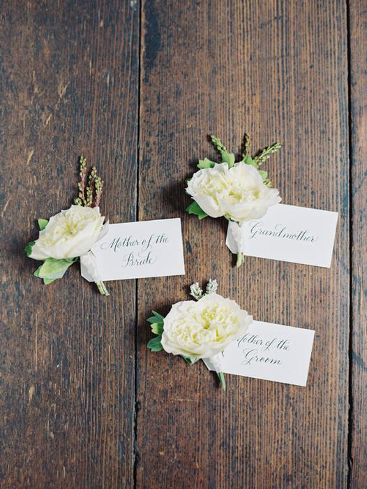 garden rose corsages