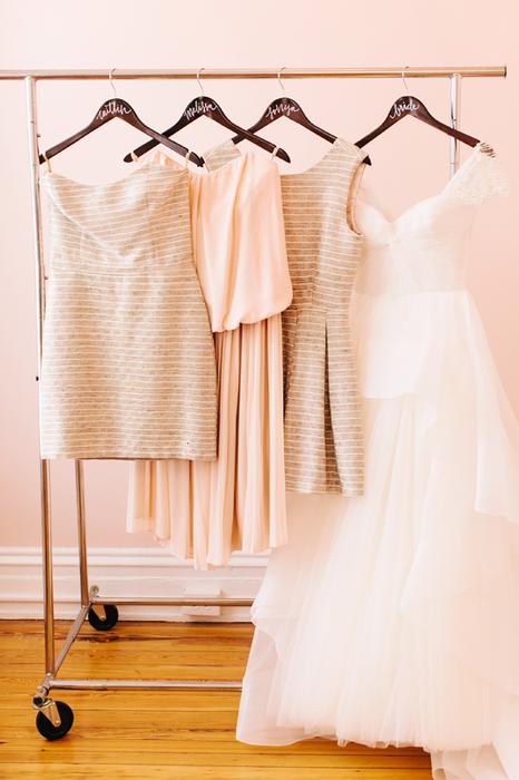 Bridesmaids dresses, Bride