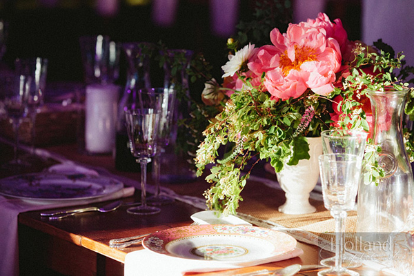 peony centerpieces