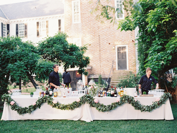garland on the bar