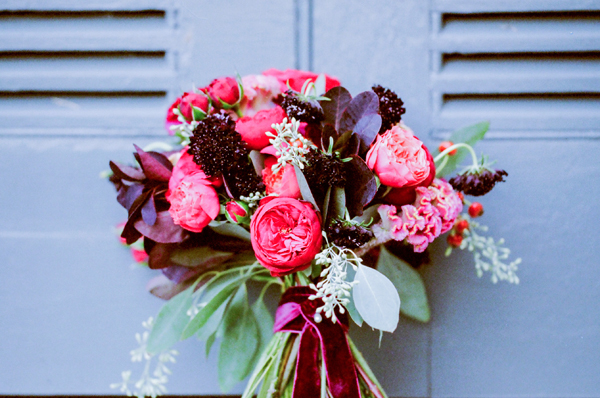 garden rose bouquet
