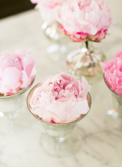 pink peonies