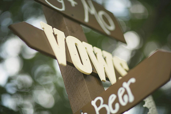 wedding signage