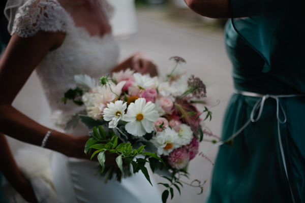 bride and her bouquet