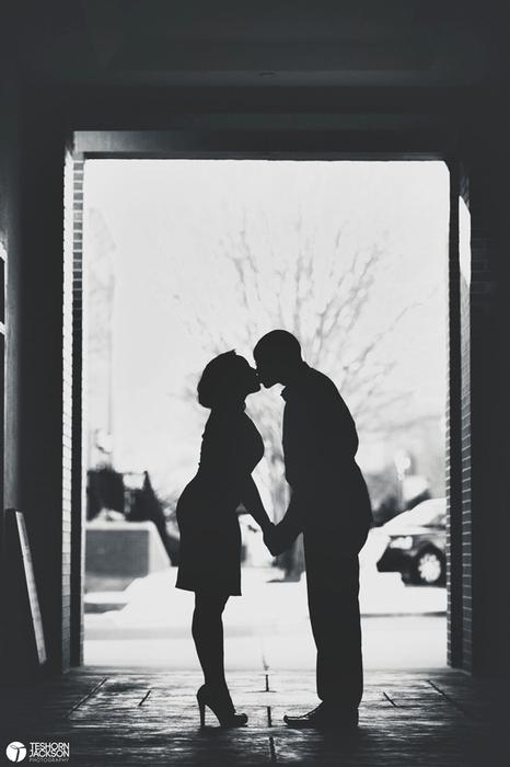 black and white image