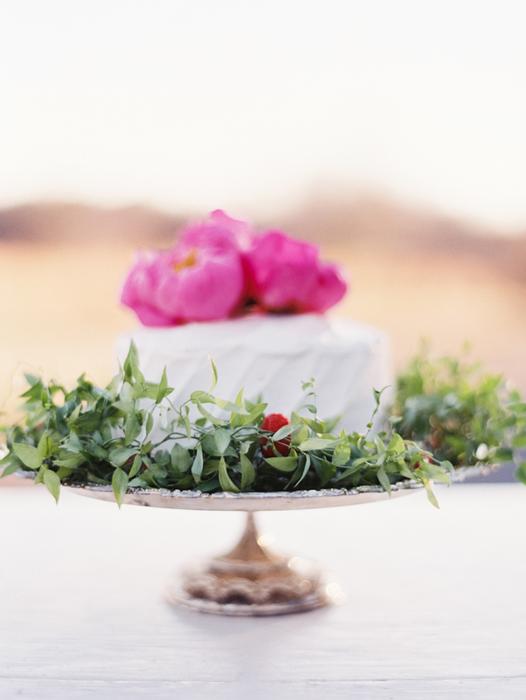 peony cake topper