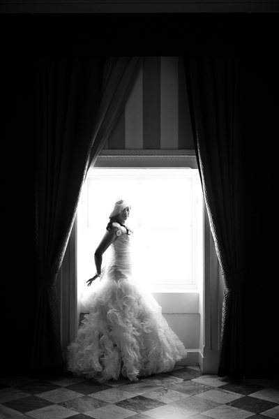 bridal gown