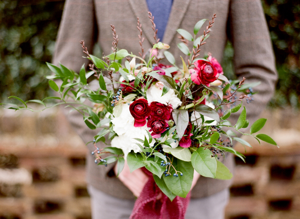 Red Rannculus Bouquet