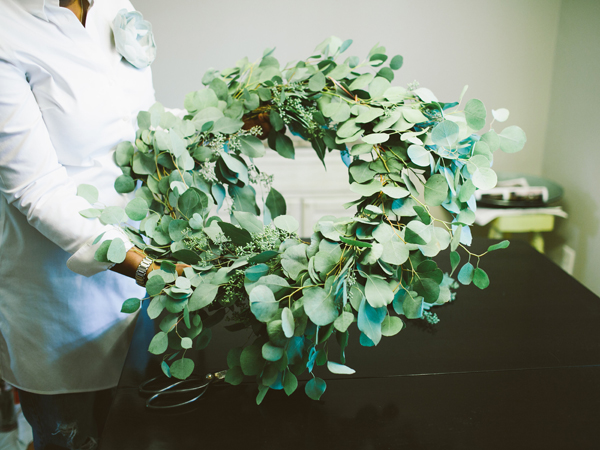 Wreaths, Fresh Flower Wreaths, Seeded Eucalyptus