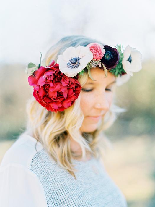 Janie Medley Flora Design, Peony Flower Crown