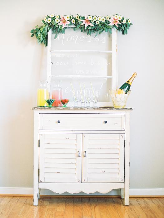 DIY Mimosa Bar by Tart Event Co.