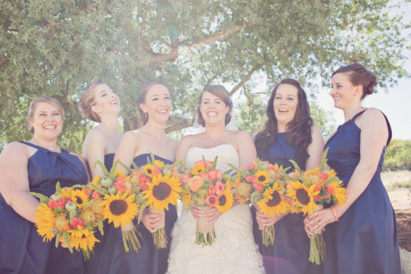 navy bridesmaid dresses