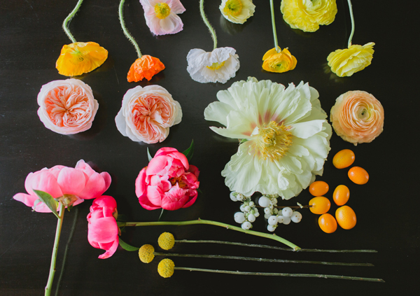 Poppies, Peonies, Ranunculus
