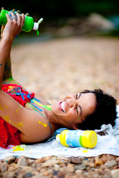 bride laughing