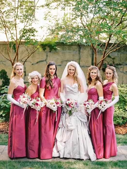 Bride and Bridesmaids