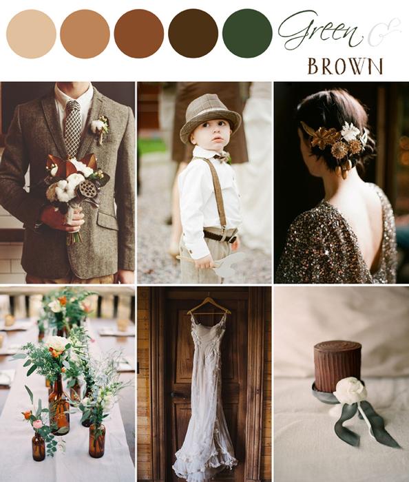 Green & Brown Color Palette