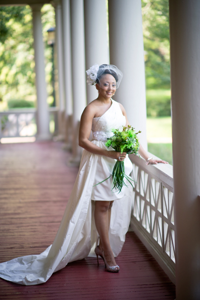 green floral bouquet