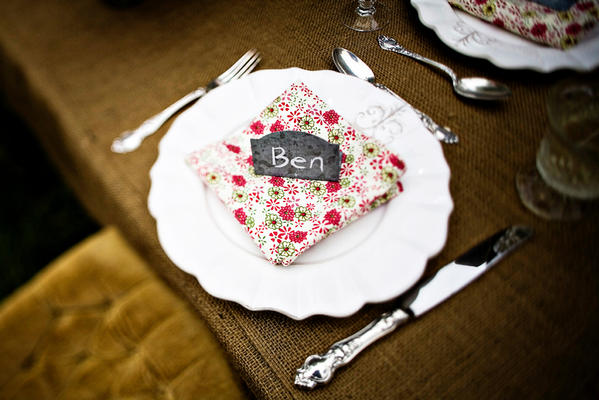vintage place settings