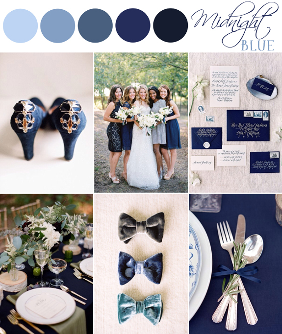 Midnight Blue Inspiration Board