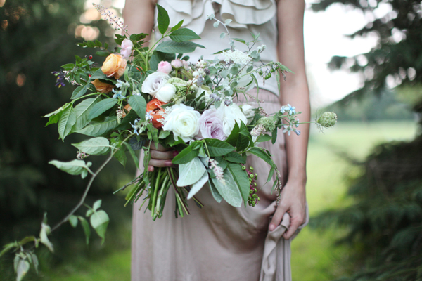 organic floral bouquet