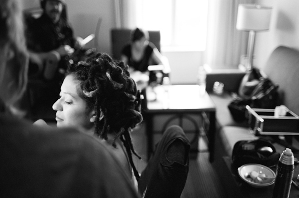 bride getting ready