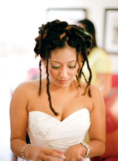 bride with dreads