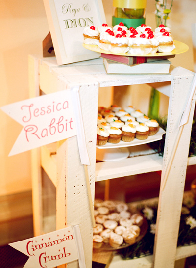 dessert table
