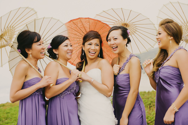 purple bridesmaids dresses