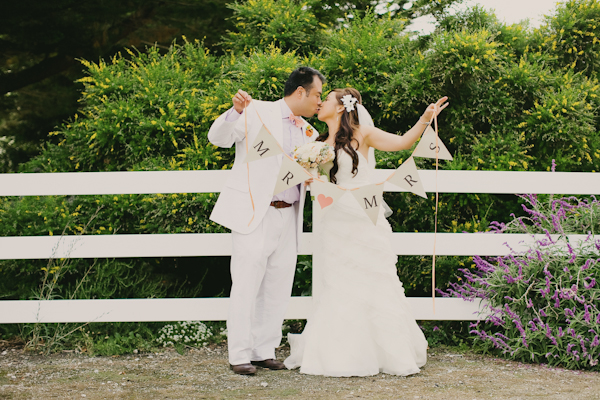 mr and mrs wedding sign