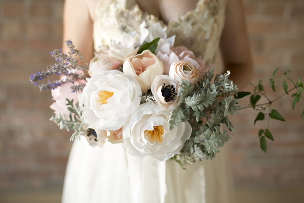 paper flower spring bouquet