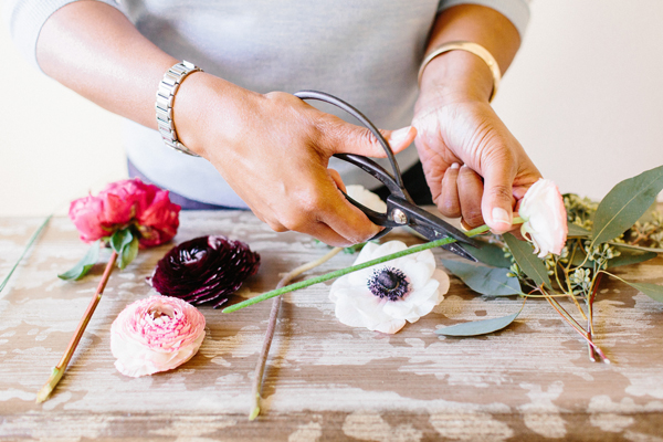 diy flower crown-The Bride